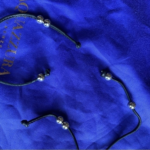 Aquazzura Mystique Ballet Flats Black Silver - Picture 12 of 14